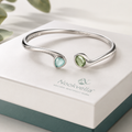 Nookvella™ Elemental Balance Open Cuff Bracelet