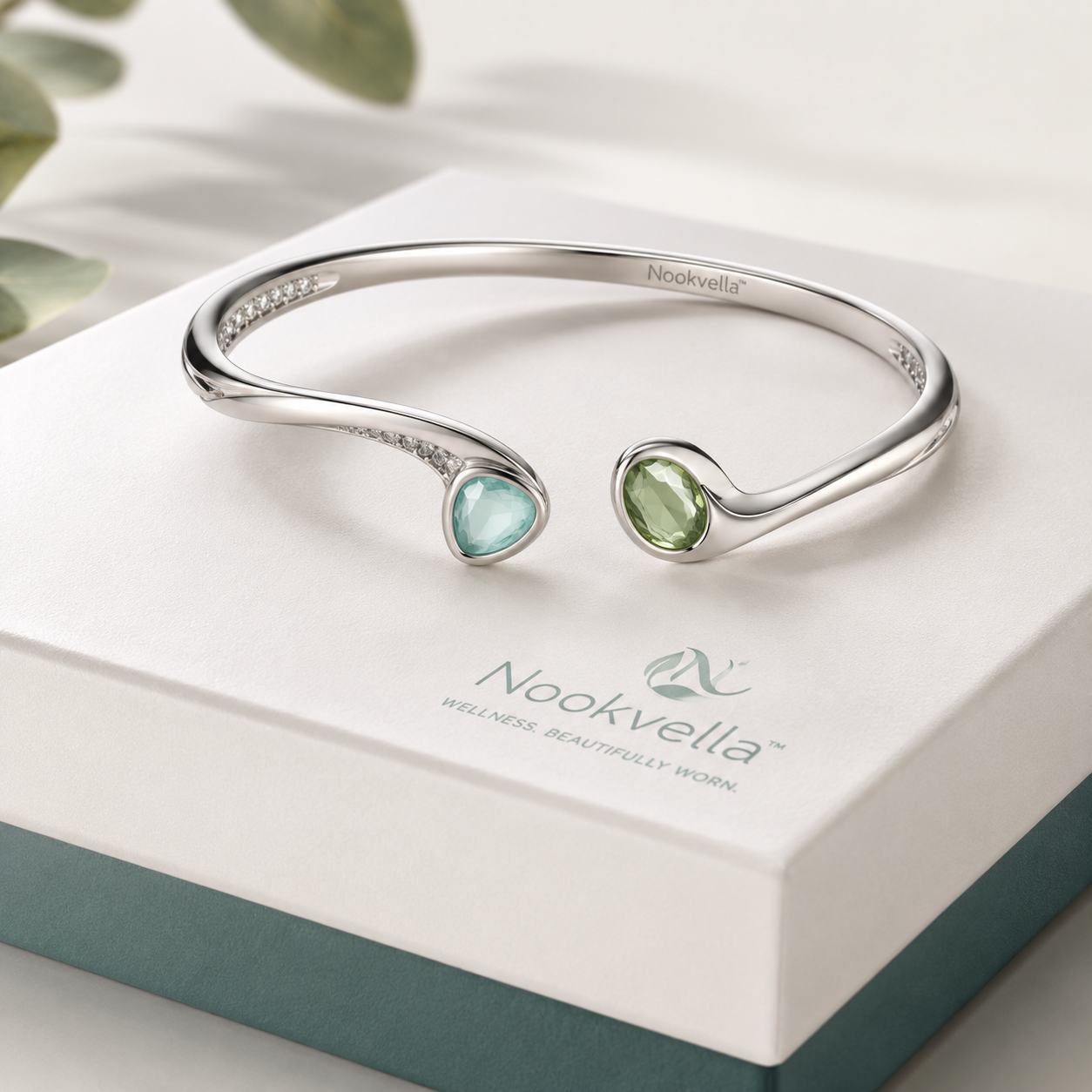 Nookvella™ Elemental Balance Open Cuff Bracelet