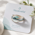 Nookvella™ Flow in Balance Stackable Ring Set