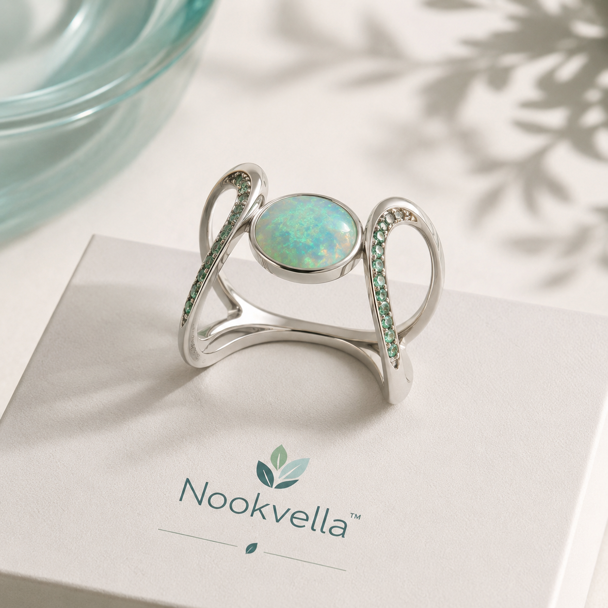 Nookvella™ Ocean Glow Statement Cuff Bracelet
